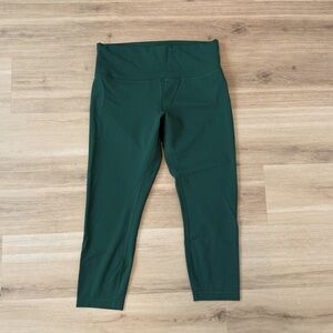 Lululemon Wunder Train High Rise Crop 23" leggings size